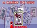 Xogo 6 cartas para gañar  en liña