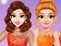 Xogo Vestidos de princesas de patinaxe sobre xeo  en liña