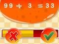 Xogo Xogo de matemáticas verdadeiro e falso  en liña