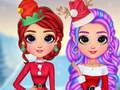 Xogo Traxes de Nadal Rainbow Girls  en liña