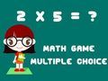 Xogo Xogo de matemáticas de opción múltiple  en liña