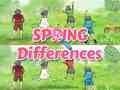 Xogo Diferenzas de primavera  en liña