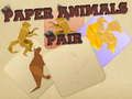 Xogo Parella de animais de papel  en liña