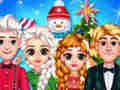 Xogo Celebración de Nadal da princesa Frozen  en liña