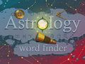 Xogo Buscador de palabras de astroloxía  en liña