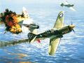 Xogo Diapositiva de combate aéreo de arte de aviación en liña