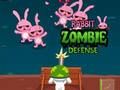 Xogo Defensa de zombies de coello en liña