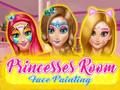 Xogo Pintura facial de habitación das princesas  en liña