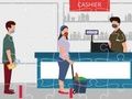 Xogo Rompecabezas de distanciamento social  en liña