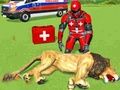 Xogo Heroe robot de rescate de animais  en liña