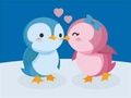 Xogo Bonito puzzle de pingüíns  en liña