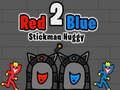 Xogo Stickman Huggy 2 vermello e azul  en liña