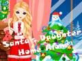 Xogo A filla de Papá Noel só na casa  en liña
