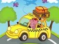 Xogo Os coches de animais coinciden 3 en liña