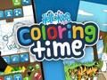 Xogo Ola nenos Tempo de colorear  en liña