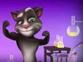 Xogo Talking Tom no laboratorio  en liña