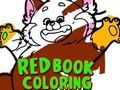 Xogo Libro para colorear vermello  en liña
