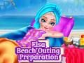 Xogo Preparación da saída á praia Elsa  en liña