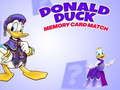 Xogo Partido de tarxeta de memoria do Pato Donald  en liña