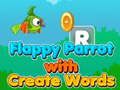 Xogo Flappy Parrot con crear palabras en liña Xogo Flappy Parrot con crear palabras en liña