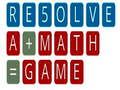 Xogo Resolver un xogo de matemáticas  en liña