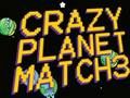 Xogo Crazy Planet Match 3 en liña