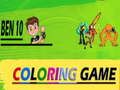 Xogo Ben 10 para colorear  en liña