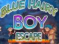 Xogo Escape de rapaz peludo azul en liña