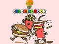 Xogo Libro para colorear de comida rápida  en liña