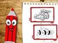 Xogo Libro para colorear de coches de volta ao cole  en liña