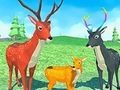 Xogo Deer Simulator Familia de animais  en liña