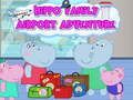 Xogo Aventura do aeroporto da familia Hippo en liña