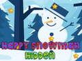Xogo Boneco de neve feliz escondido  en liña