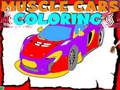 Xogo Colorear Muscle Cars  en liña