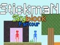 Xogo Stickman Skyblock Parkour en liña