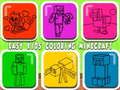 Xogo Fácil para colorear para nenos Minecraft  en liña