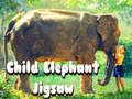 Xogo Rompecabezas de elefante infantil  en liña