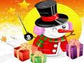 Xogo Puzzle de personaxes vectoriais de Nadal  en liña