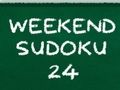 Xogo Sudoku de fin de semana 24  en liña
