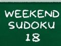 Xogo Sudoku fin de semana 18  en liña