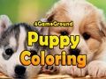 Xogo 4GameGround para colorear cachorros  en liña