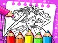Xogo Libro para colorear Barbie  en liña