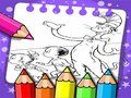 Xogo Libro para colorear gato no sombreiro  en liña