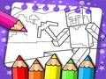 Xogo Libro para colorear de Minecraft  en liña