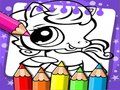 Xogo Libro para colorear Littlest Pet Shop  en liña