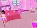 Xogo Limpeza da habitación rosa  en liña
