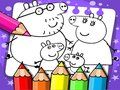 Xogo Libro para colorear Peppa Pig  en liña