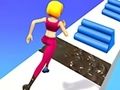 Xogo Rapaza correr beleza 3d en liña