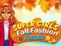 Xogo Tendencias de moda de outono de Super Girls  en liña