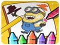 Xogo Minion para colorear  en liña